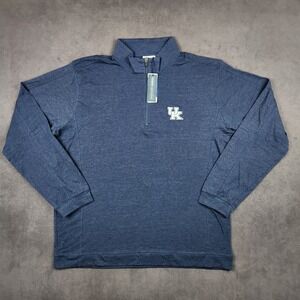 Kentucky Wildcats Campus Specialties 1/4 Zip Pullover Mens XL Navy Heather NEW